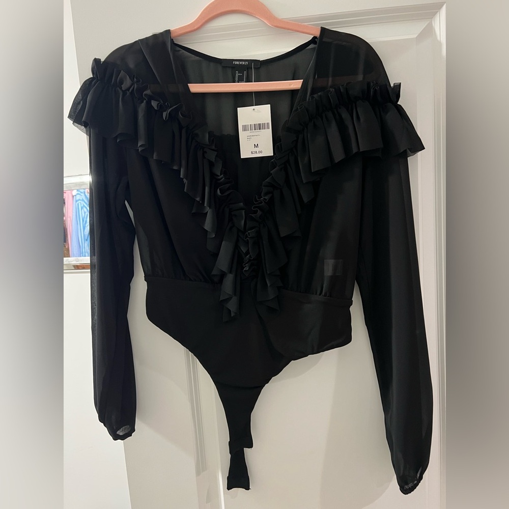Forever 21 Black bodysuit